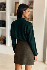 Chemisier fluide vert - Chanice