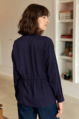 Chemisier fluide marine - Claris