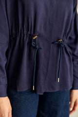 Chemisier fluide marine - Claris