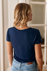 T-shirt marine - Elvie