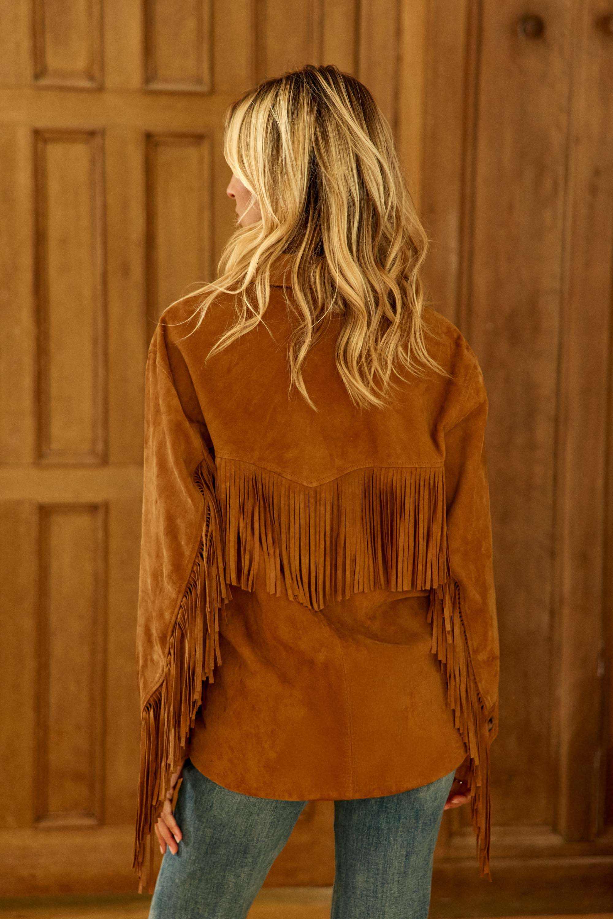 Veste cuir camel - Floris