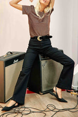 Ceinture cuir noir - Idona