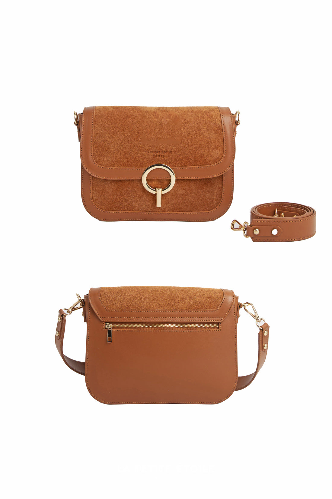 Sac en cuir camel - James