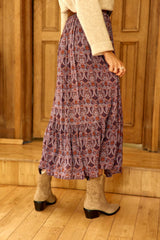 Jupe longue à imprimés - Jeanny