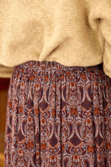 Jupe longue à imprimés - Jeanny