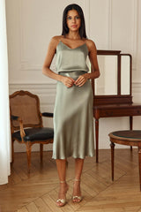 Jupe vert amande - Jilly