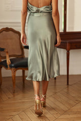 Jupe vert amande - Jilly