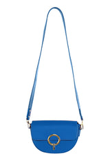 Sac en cuir bleu - Jim