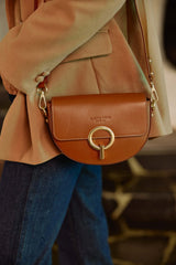 Sac en cuir camel - Jim