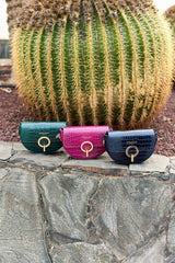 Sac croco vert - Jim