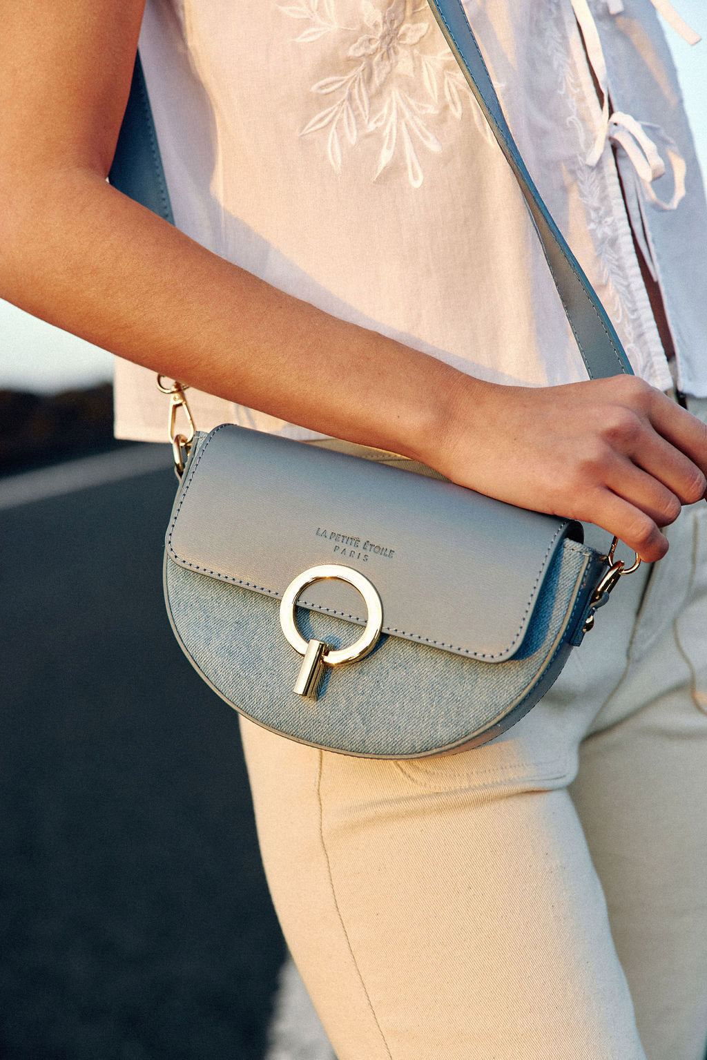Sac en cuir denim - Jim