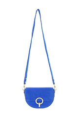Sac en cuir bleu - Jim