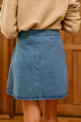 Jupe courte stone - Julie