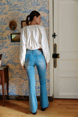 Jeans flare stone clair - Lancelot