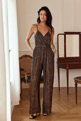 Combi-pantalon dorée - Louane