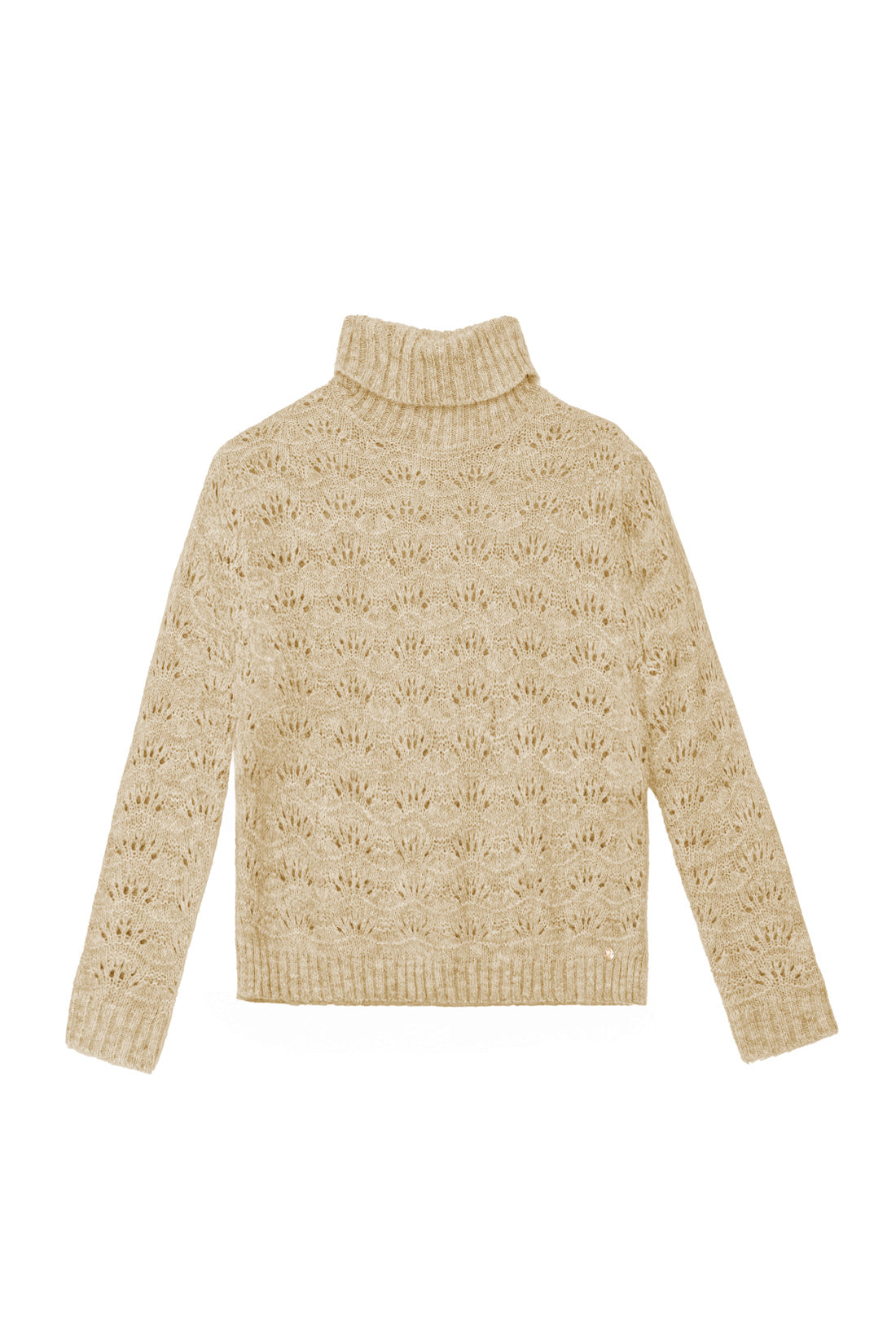 Pull col roulé beige - Madison