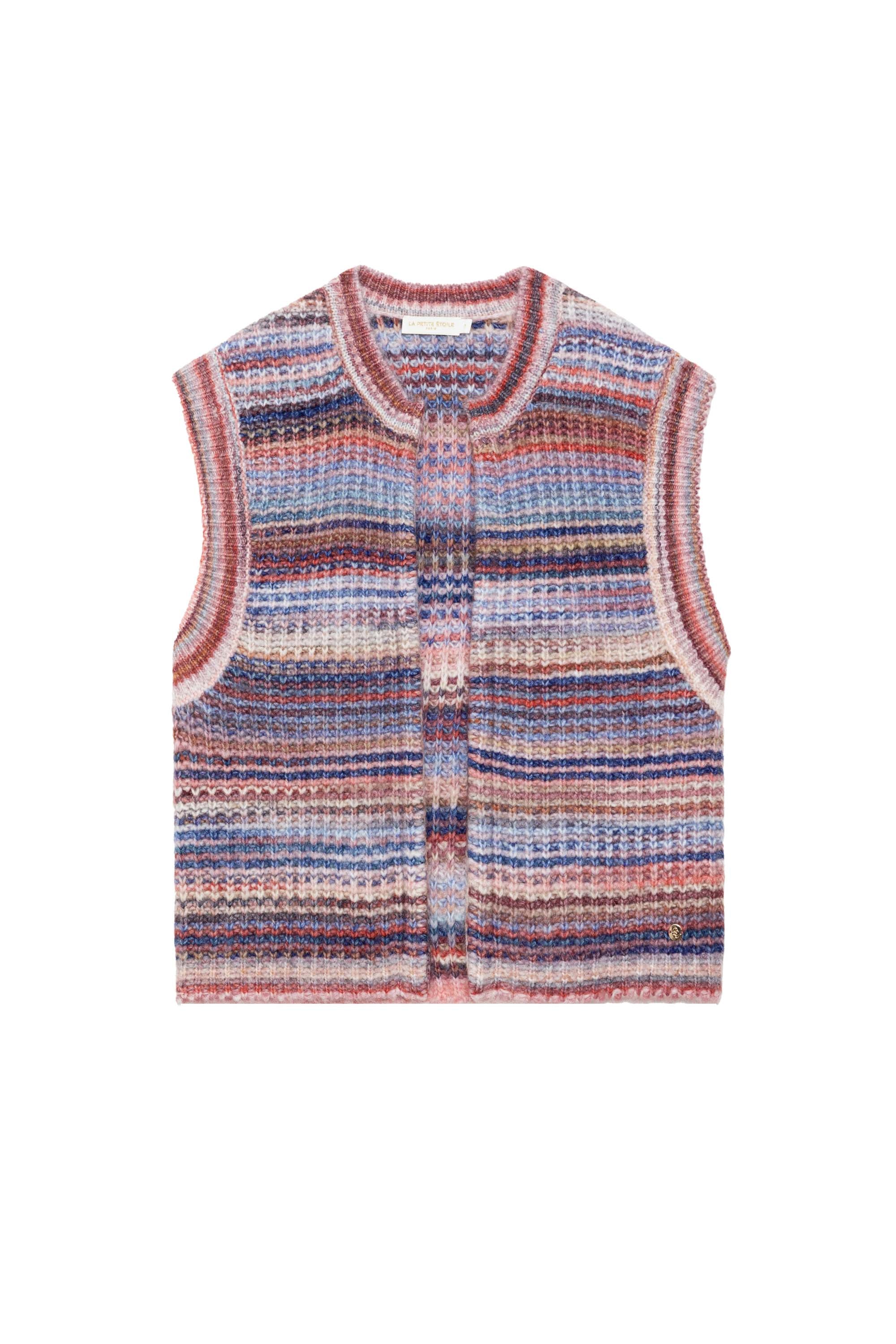 Gilet bleu/rose - Mancy