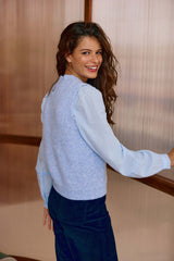 Pull sans manches bleu - Manda