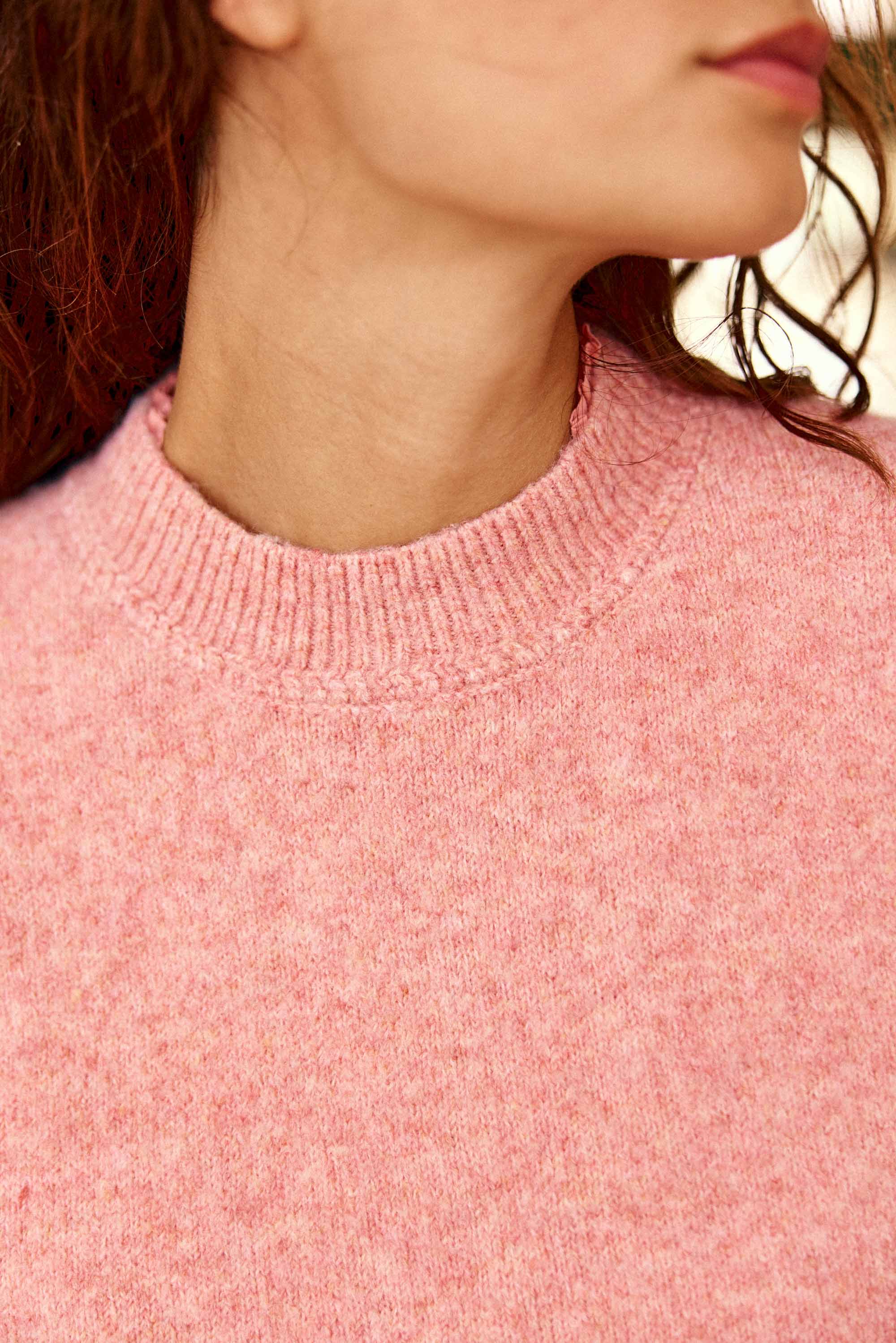 Pull sans manches rose - Manda
