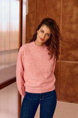 Pull sans manches rose - Manda