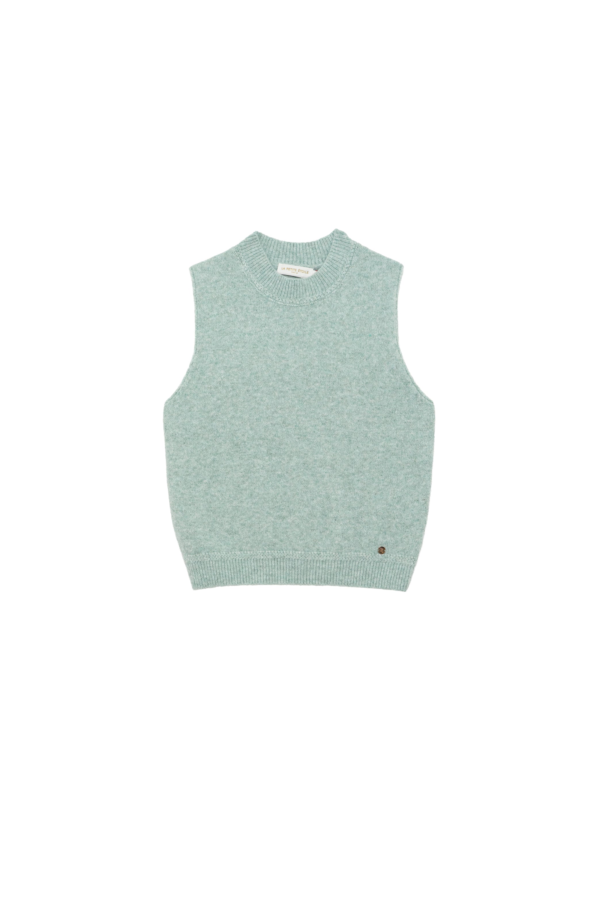 Pull sans manches vert - Manda