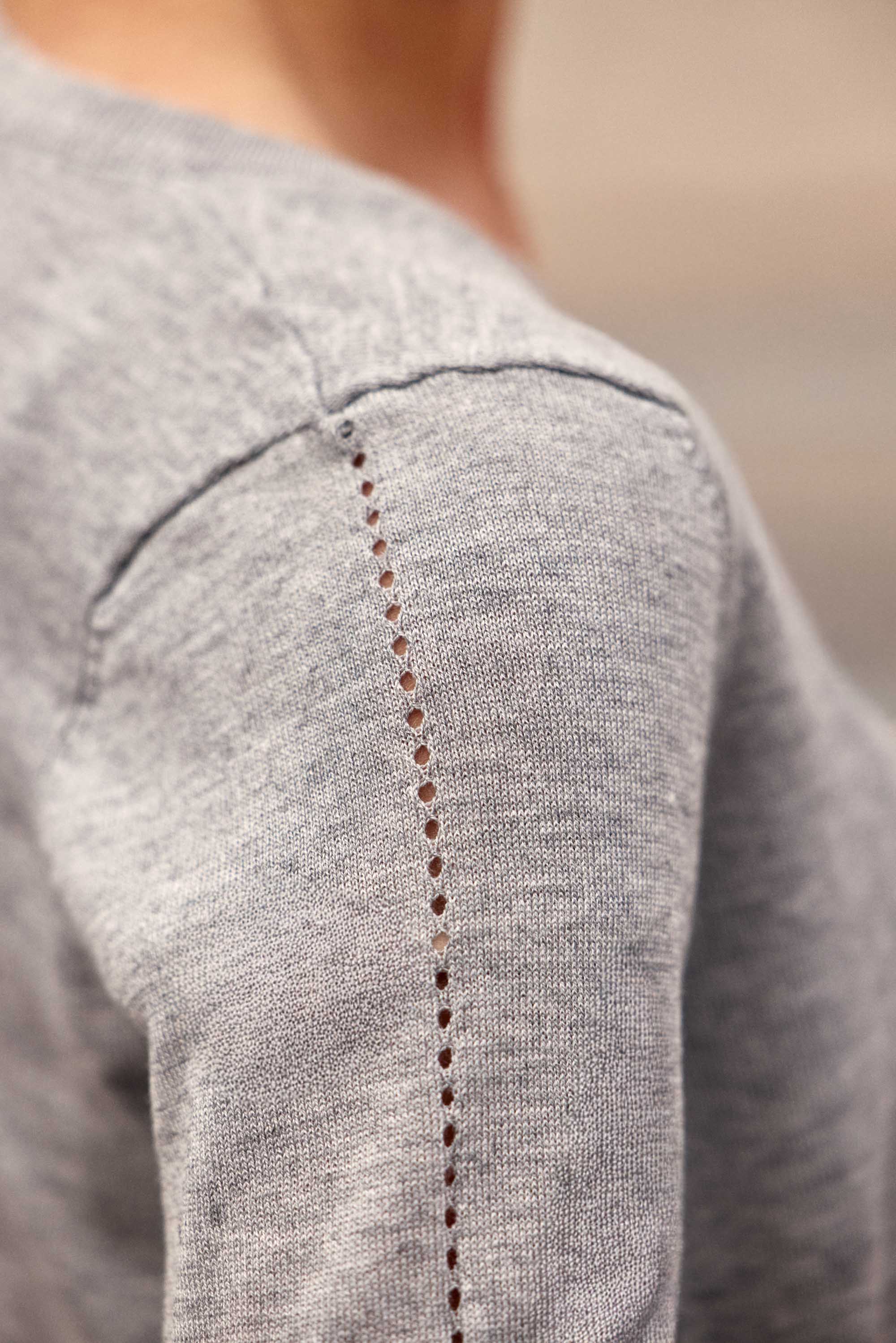 Twin set gris chiné - Mandel