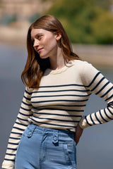 Pull marinière marine - Manel