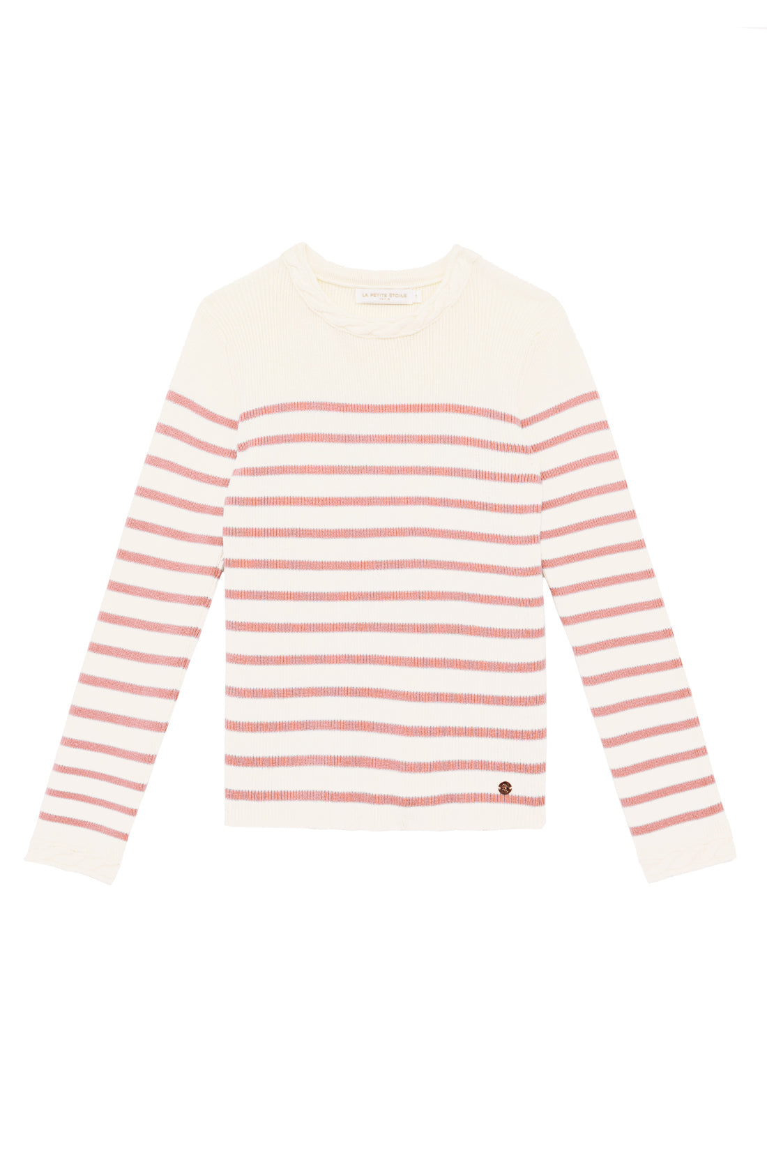 Pull marinière rose - Manel