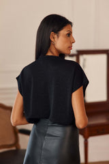 T-shirt noir - Marcelina