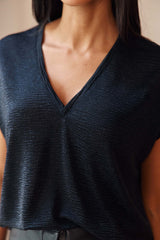 T-shirt noir - Marcelina