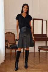 T-shirt noir - Marcelina