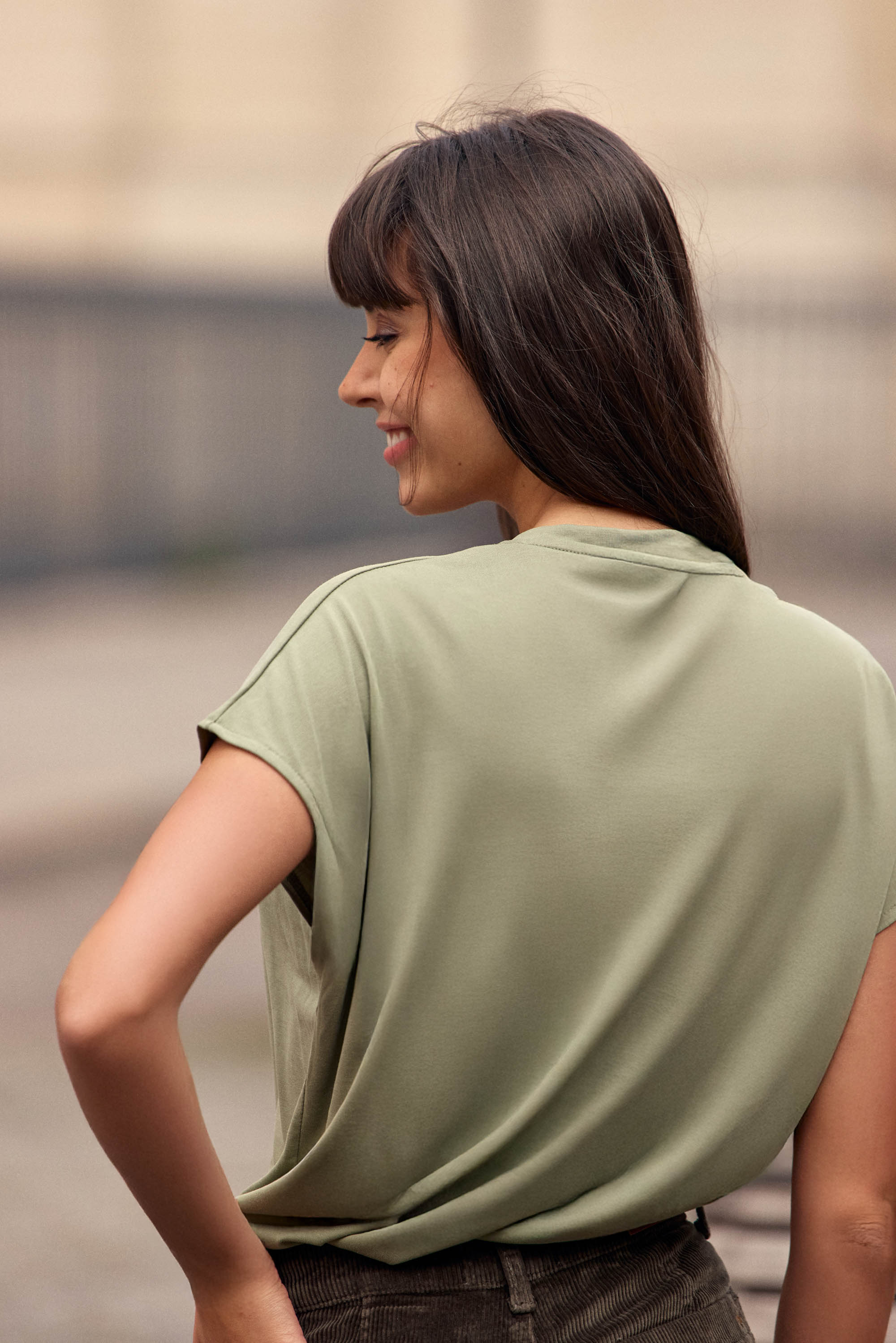 T-shirt vert - Marcellina