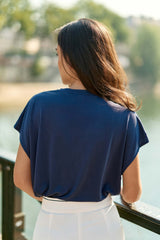 T-shirt marine - Marcellina