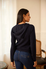 Gilet cachemire marine - Mariane