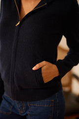 Gilet cachemire marine - Mariane