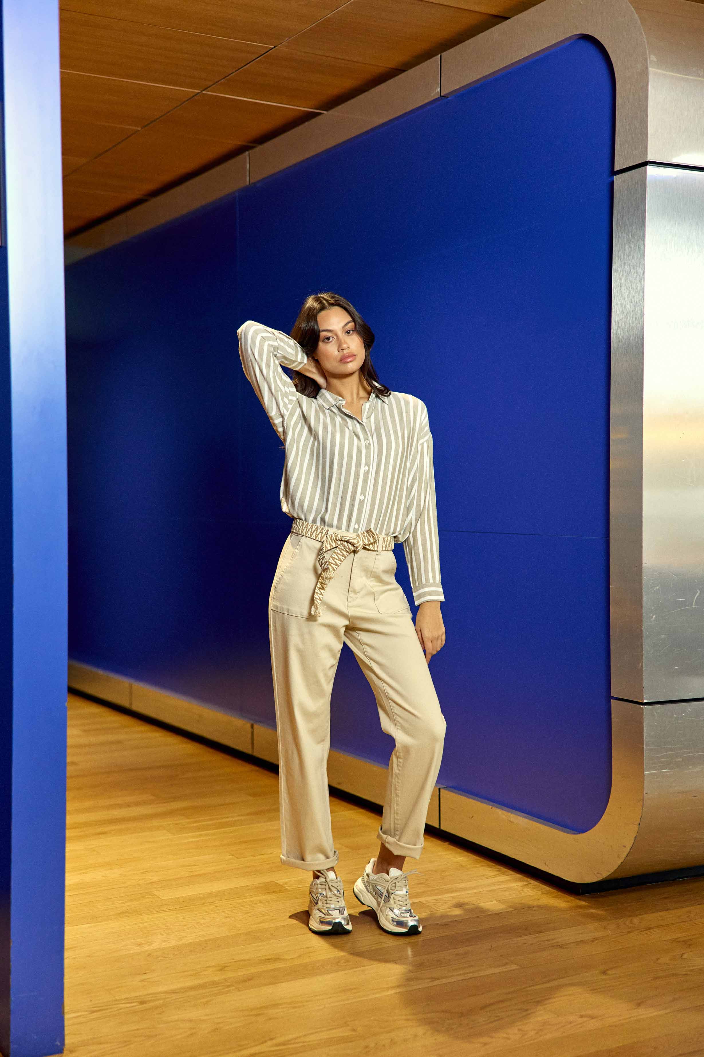 Pantalon droit beige - Marisol