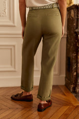 Pantalon droit kaki - Marisol