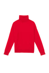 Pull col roulé rouge - Marlen