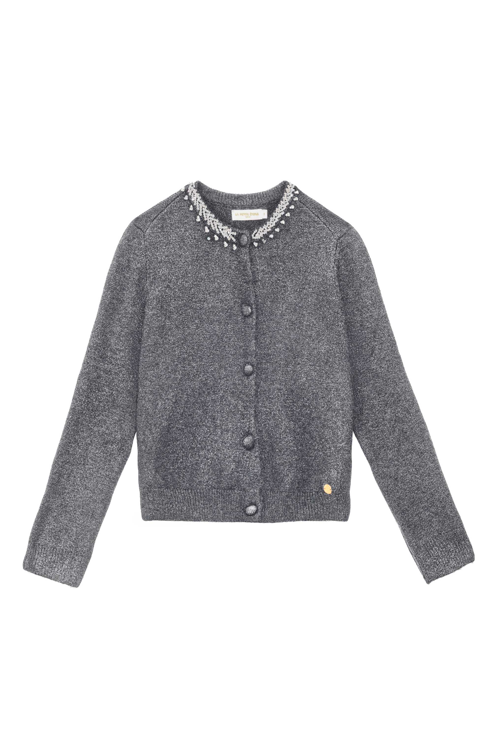 Gilet gris chiné - Marlie