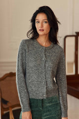 Gilet gris chiné - Marlie