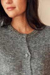 Gilet gris chiné - Marlie