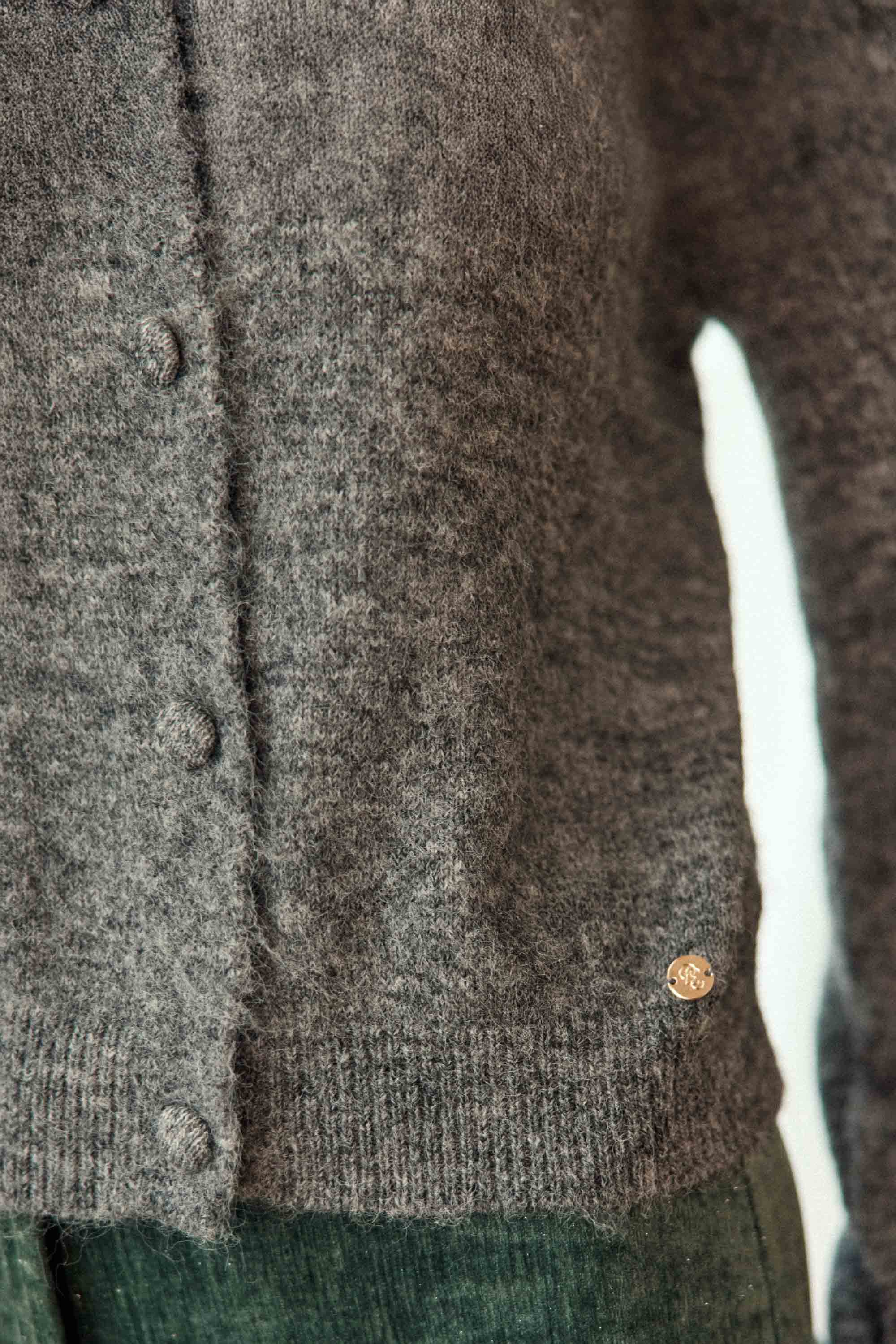 Gilet gris chiné - Marlie