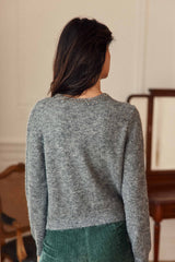 Gilet gris chiné - Marlie