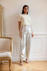 Pull manches courtes écru - Matis