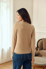 Pull cachemire camel - Maureen