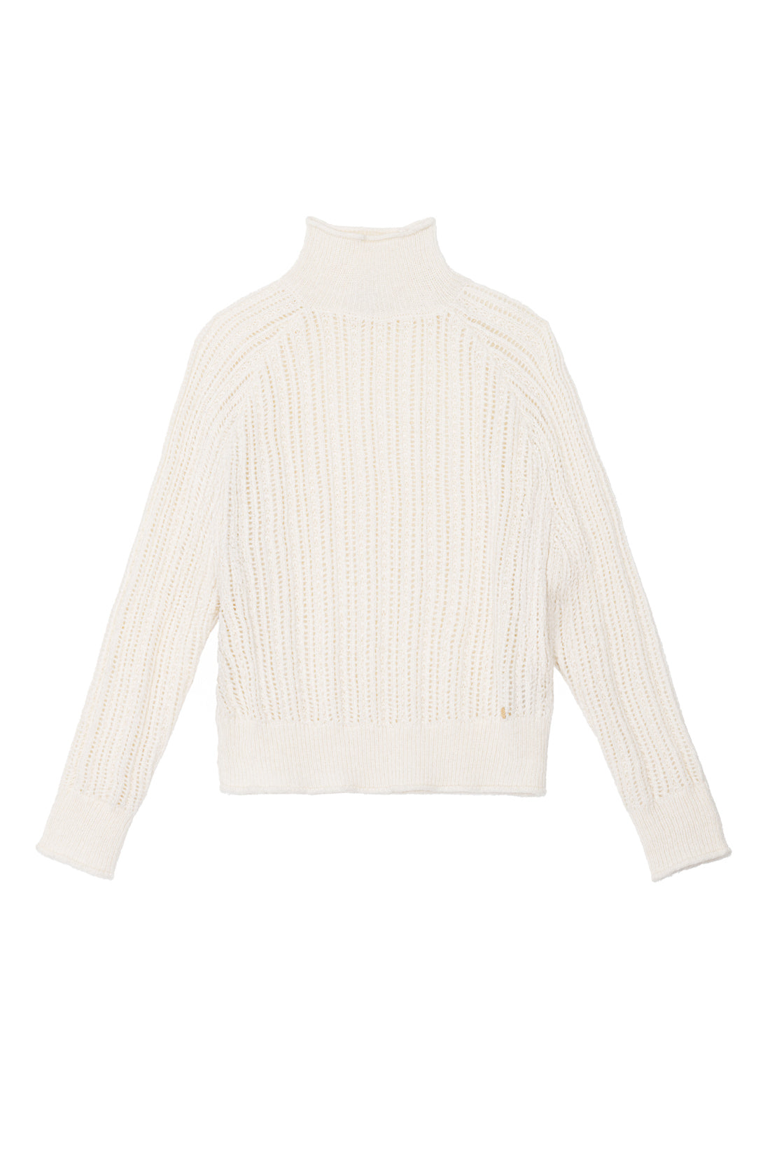 Pull col roulé écru - Mavi