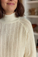 Pull col roulé écru - Mavi