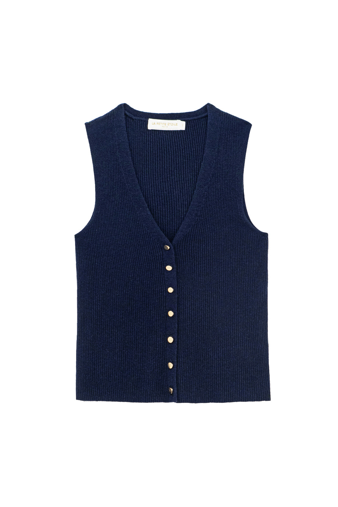 Gilet sans manches marine - Mayelle