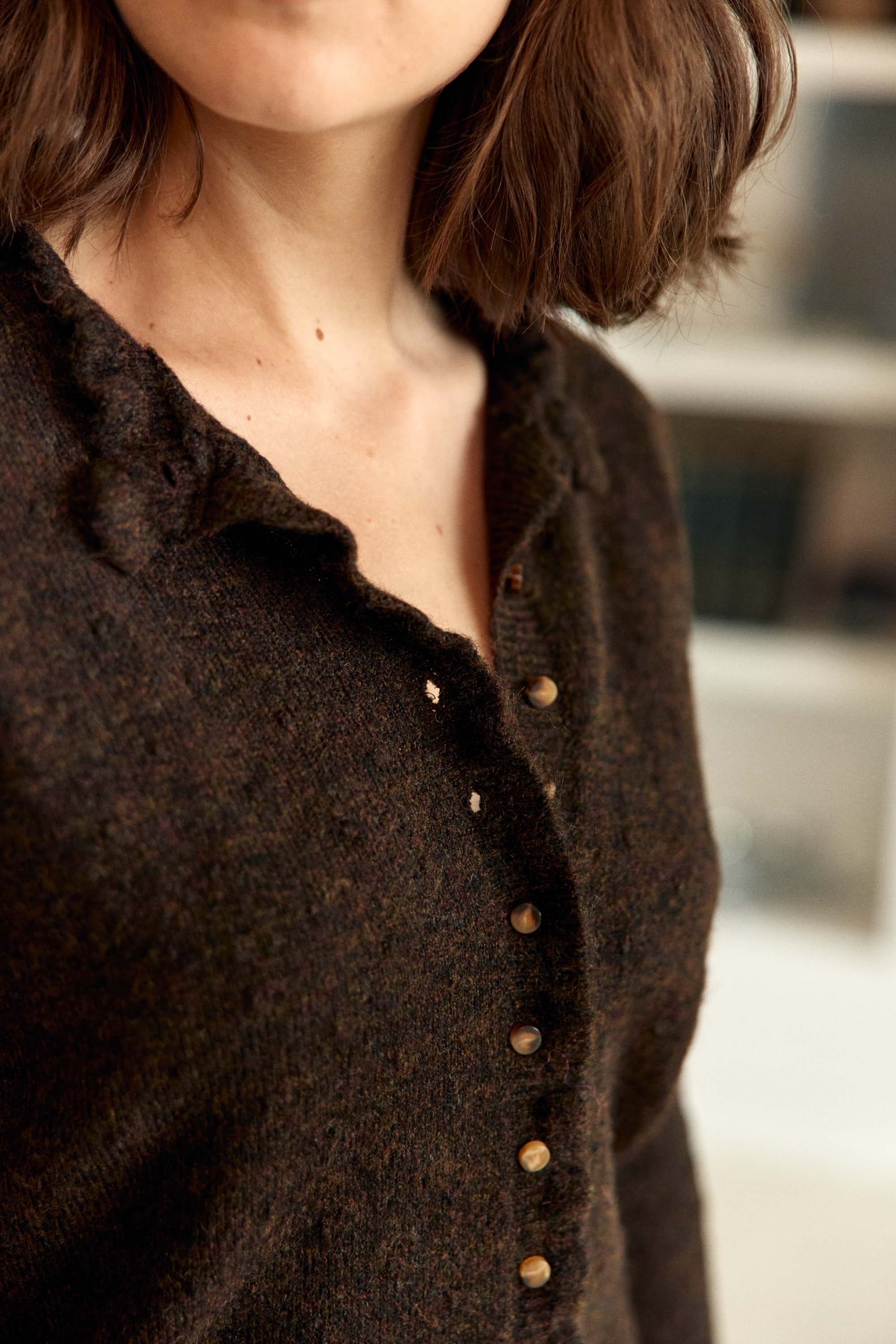 Gilet marron - Meatrice