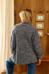 Gilet long marine - Melisse